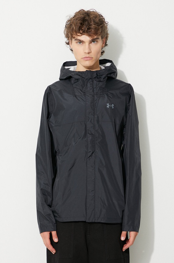 Under Armour geacă de ploaie cu captuseala negru 1374644