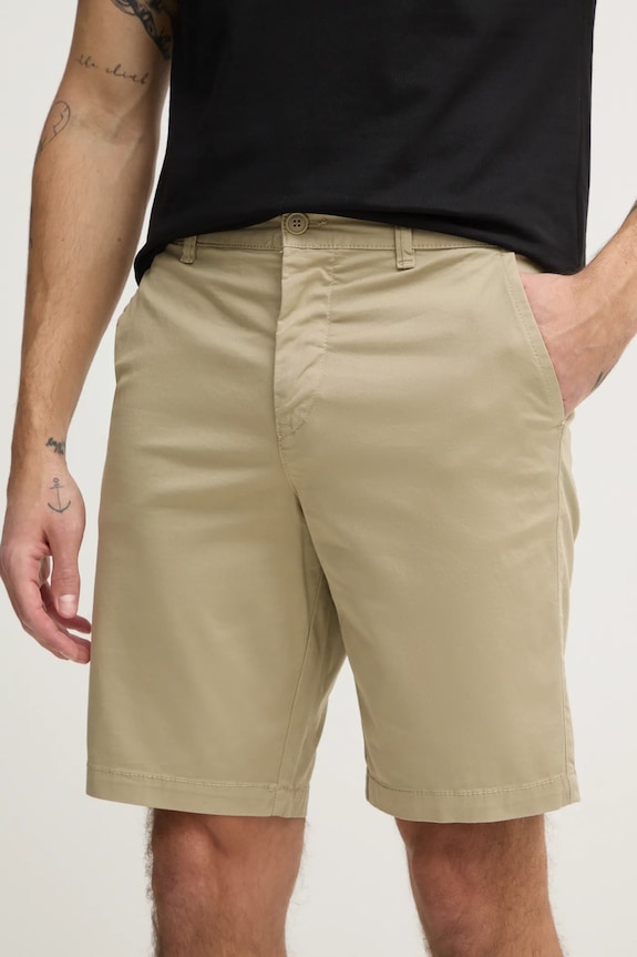Šortky United Colors of Benetton s elastanom béžová 4UN459548