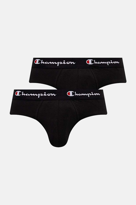 Champion briefs 2-pack jersey black U20057