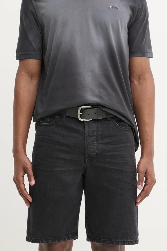 Traper kratke hlače Diesel REGULAR-SHORT SHORTS pamuk crna A06430.0GRDW