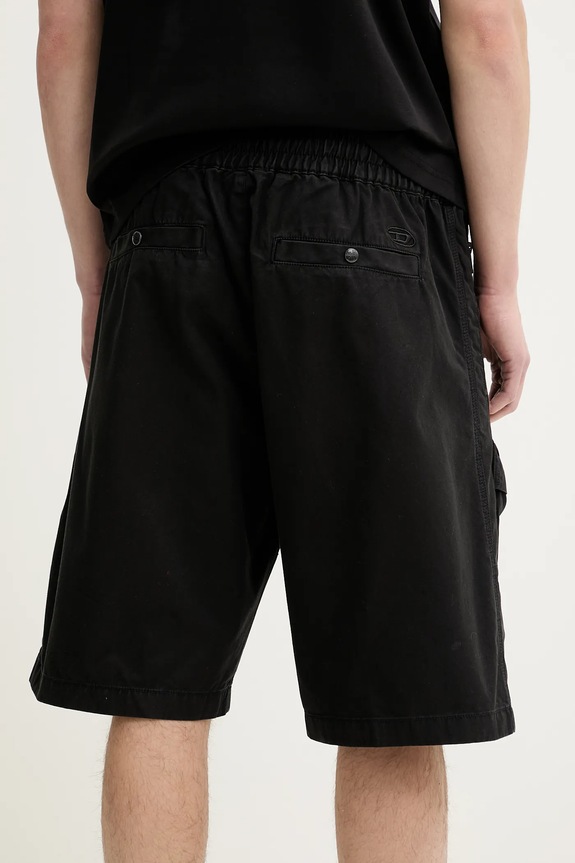 Ρούχα Σορτς Diesel P-BEECK-SHORT SHORTS A14762.0NJBP μαύρο