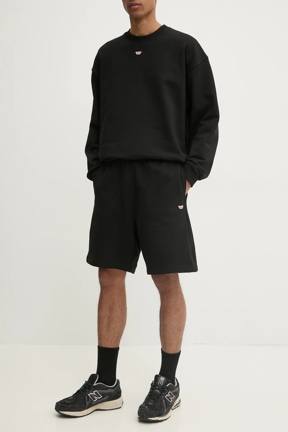 Diesel pantaloncini P-BISC-D SHORTS cotone nero A15059.0GEAD