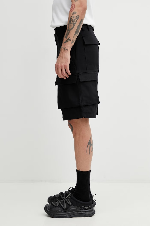 HELIOT EMIL pantaloni scurți din denim pentru bărbați SS26.M.10.163.BLK01.CO negru AA00