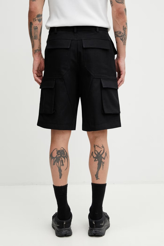 Îmbrăcăminte HELIOT EMIL pantaloni scurți din denim pentru bărbați SS26.M.10.163.BLK01.CO negru