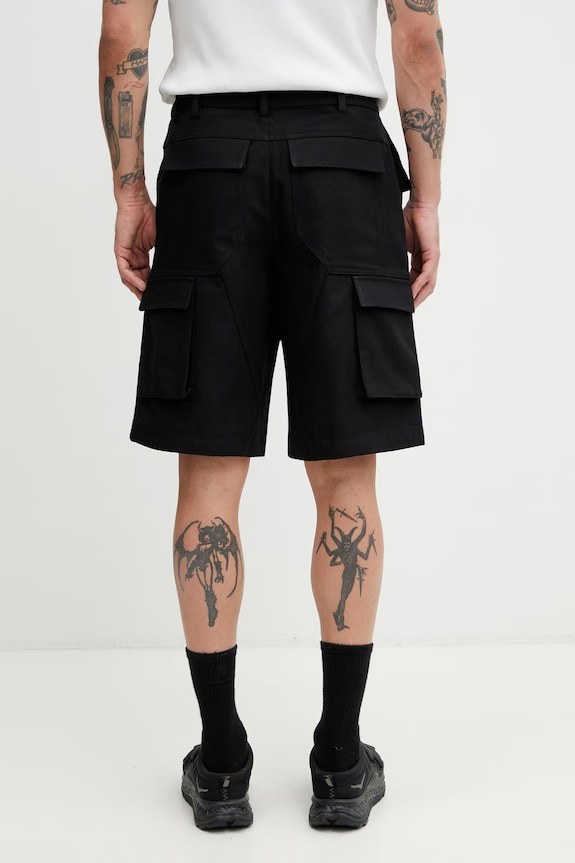Îmbrăcăminte HELIOT EMIL pantaloni scurți din denim pentru bărbați SS26.M.10.163.BLK01.CO negru