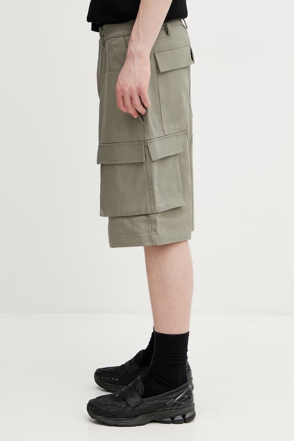 HELIOT EMIL cargo férfi pamut SS26.M.10.163.LDG23.CO zöld AA00