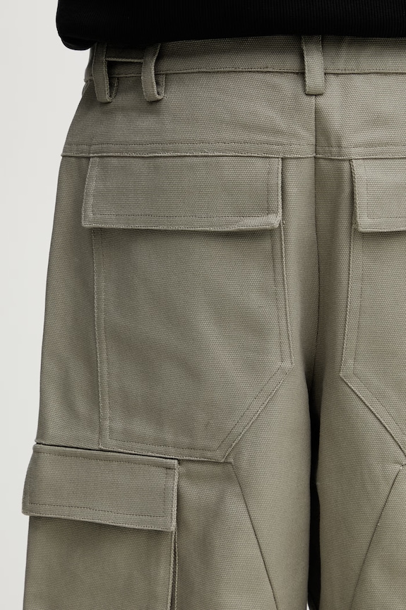 HELIOT EMIL cargo férfi pamut zöld SS26.M.10.163.LDG23.CO