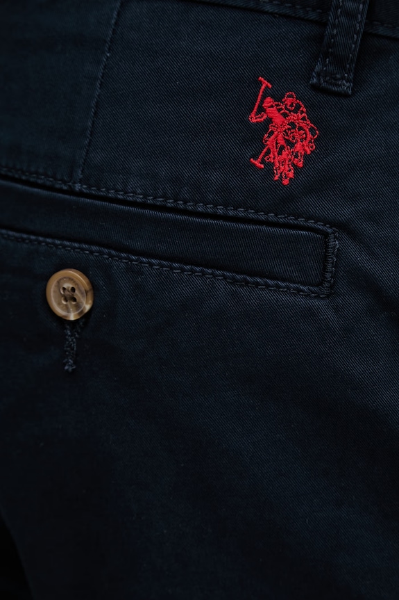 Kratke hlače U.S. Polo Assn. CLASSIC USPA CHINO MUP3338 mornarsko modra