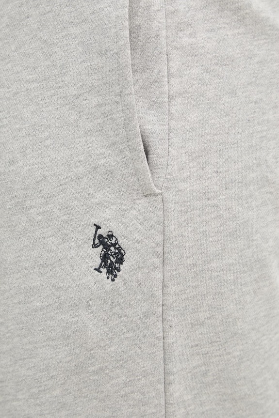 Pamučne kratke hlače U.S. Polo Assn. DHM LB SWEAT siva MUP3354