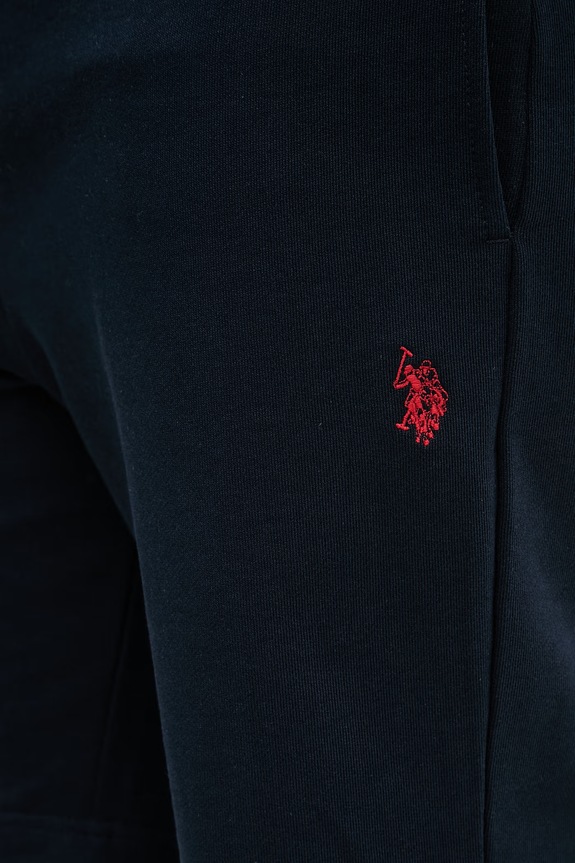 Pamučne kratke hlače U.S. Polo Assn. DHM LB SWEAT mornarsko plava MUP3354