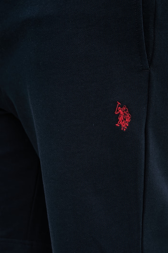 Pamučne kratke hlače U.S. Polo Assn. DHM LB SWEAT mornarsko plava MUP3354
