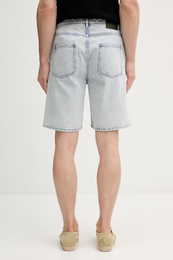 Odzież Drôle de Monsieur szorty jeansowe męskie PERM.BS150.CO123 niebieski