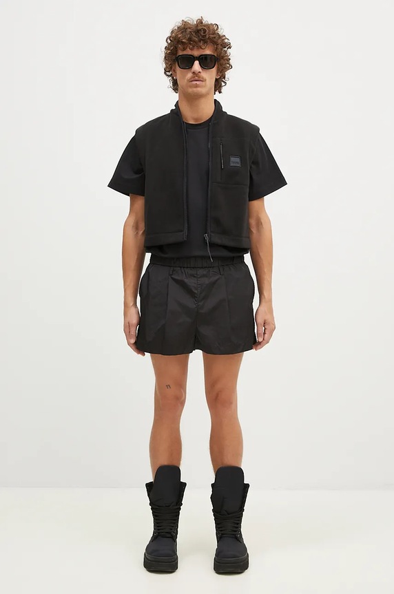 Rains szorty 18950 Shorts W Wide 18950 czarny