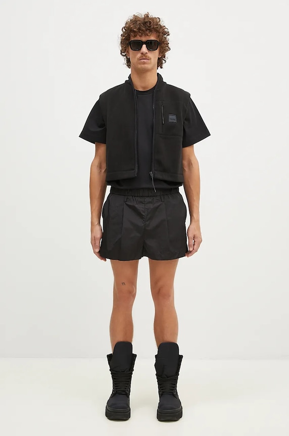 Rains szorty 18950 Shorts W Wide 18950 czarny