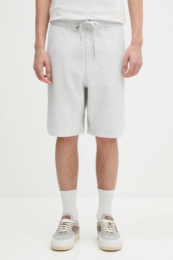 Carhartt WIP shorts American Script Sweat Short jersey gray I031685.482XX