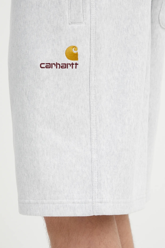 Carhartt WIP shorts American Script Sweat Short gray I031685.482XX