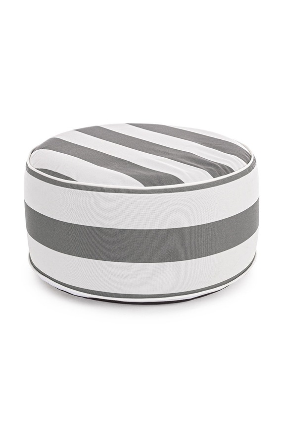 Bizzotto pufa dmuchana Stripes szary 0806761