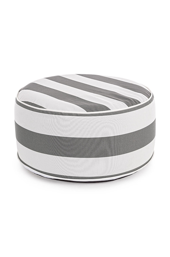 Bizzotto pufa dmuchana Stripes szary 0806761