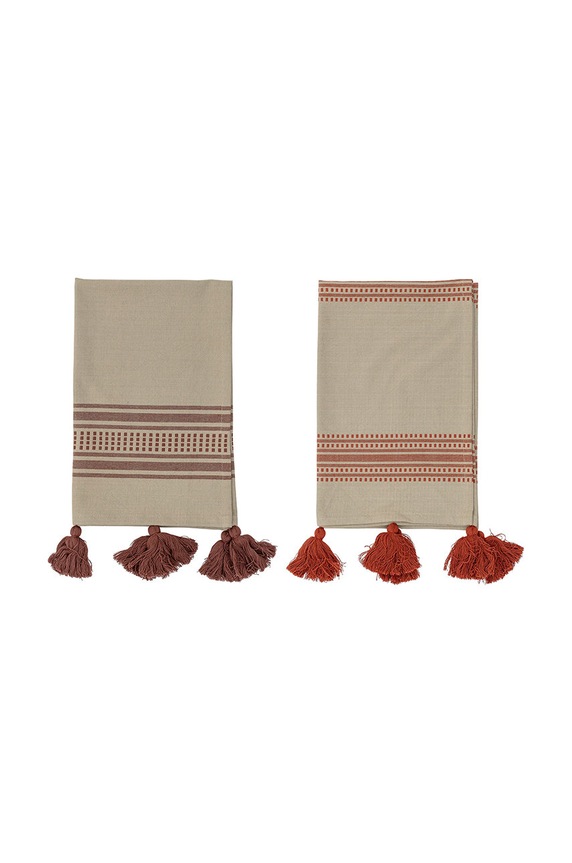 Bloomingville zestaw ręczników kuchennych (2-pack) 82055394 szary