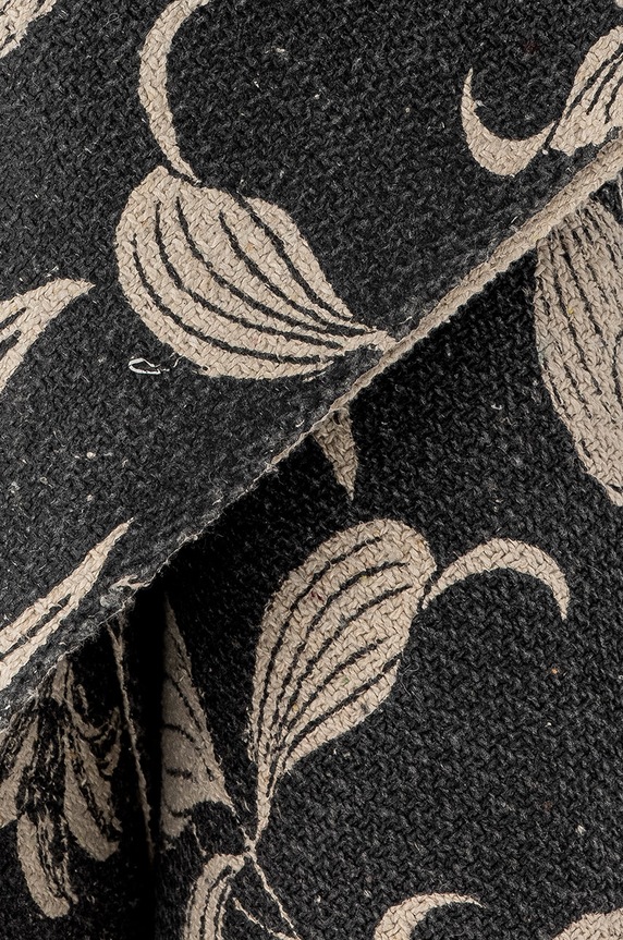 Bloomingville pamut ágytakaró fekete 82051639