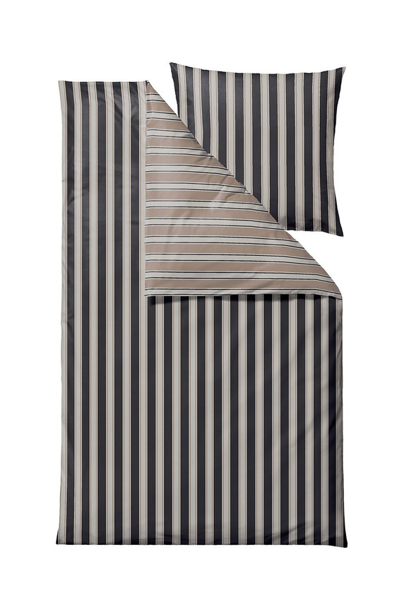 Södahl komplet pościeli bawełnianej Nordic Ash 80x80/135x200 cm szary 25037