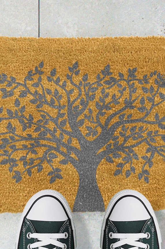 Artsy Doormats wycieraczka Grey Collection GREY.TREEOFLIFE beżowy AA00
