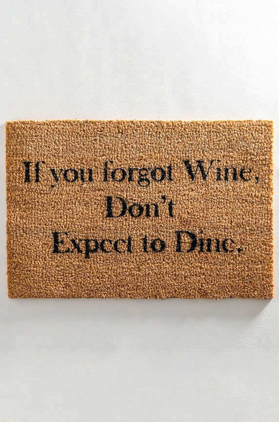 Σαλόνι και υπνοδωμάτιο Χαλάκι Artsy Doormats Alcohol Collection TYPO.FORGOTWINE μπεζ
