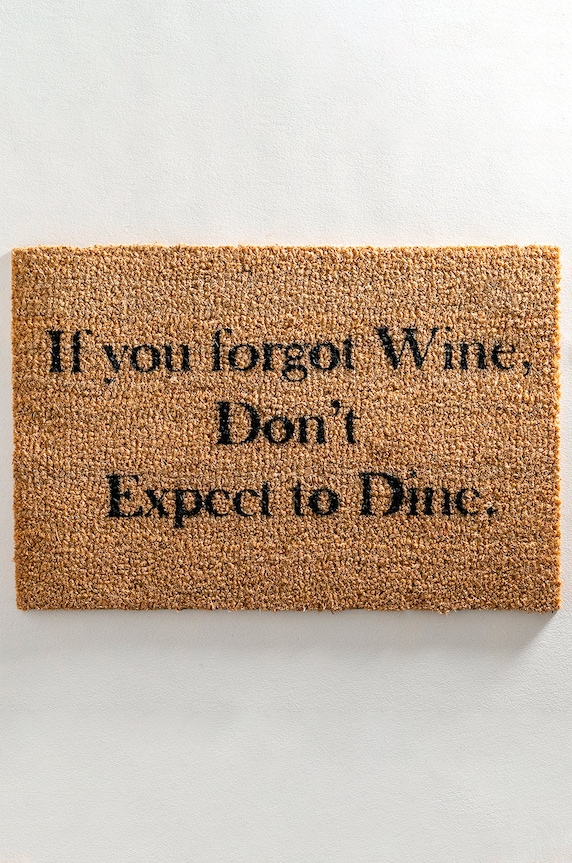 Σαλόνι και υπνοδωμάτιο Χαλάκι Artsy Doormats Alcohol Collection TYPO.FORGOTWINE μπεζ