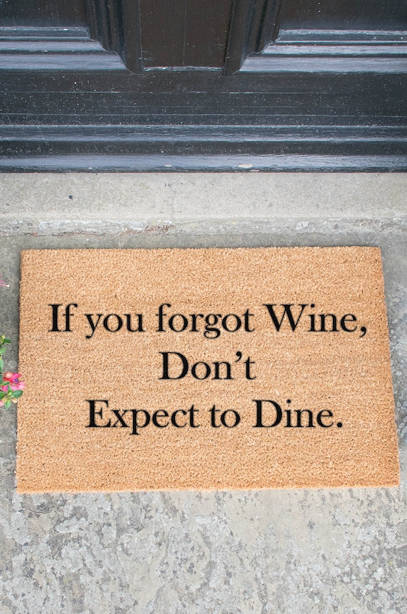 Χαλάκι Artsy Doormats Alcohol Collection μπεζ TYPO.FORGOTWINE