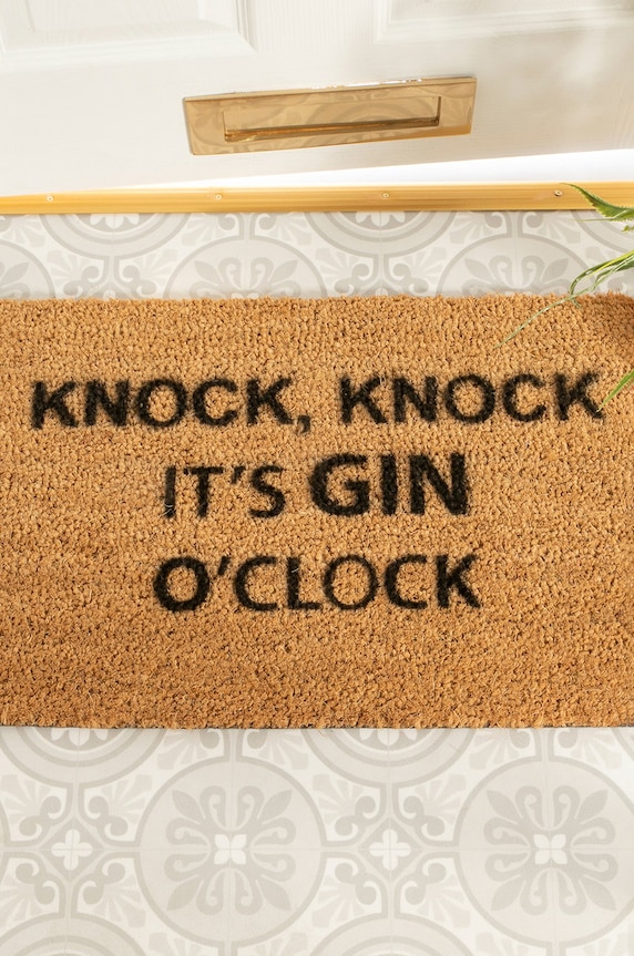Χαλάκι Artsy Doormats Alcohol Collection μπεζ TYPO.GINOCLOCK