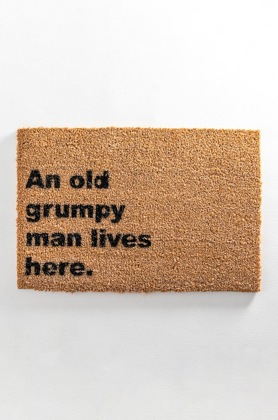 Σαλόνι και υπνοδωμάτιο Χαλάκι Artsy Doormats Quirky Collection TYPO.GRUMPYMAN μπεζ