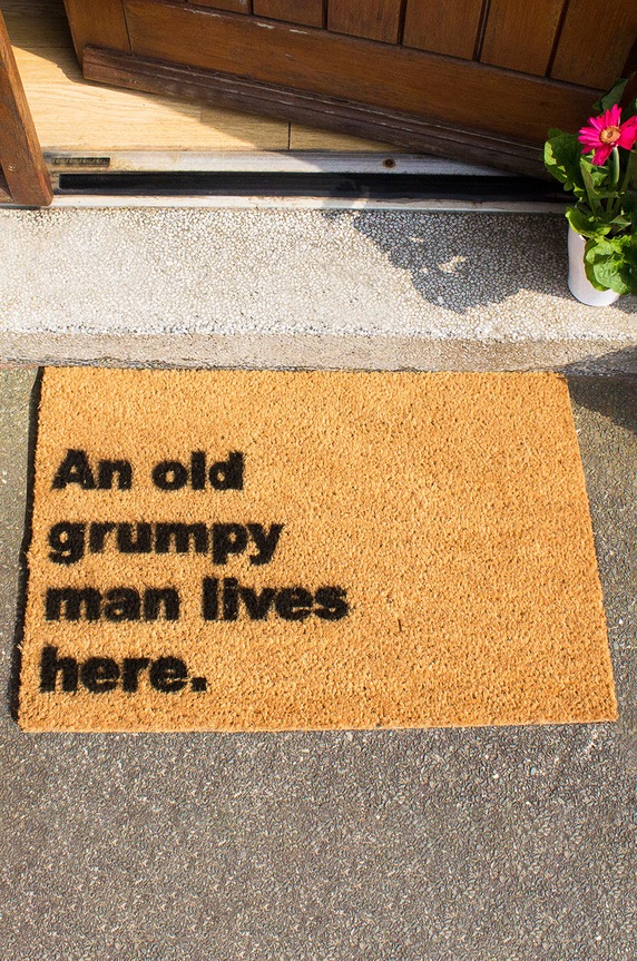 Χαλάκι Artsy Doormats Quirky Collection μπεζ TYPO.GRUMPYMAN