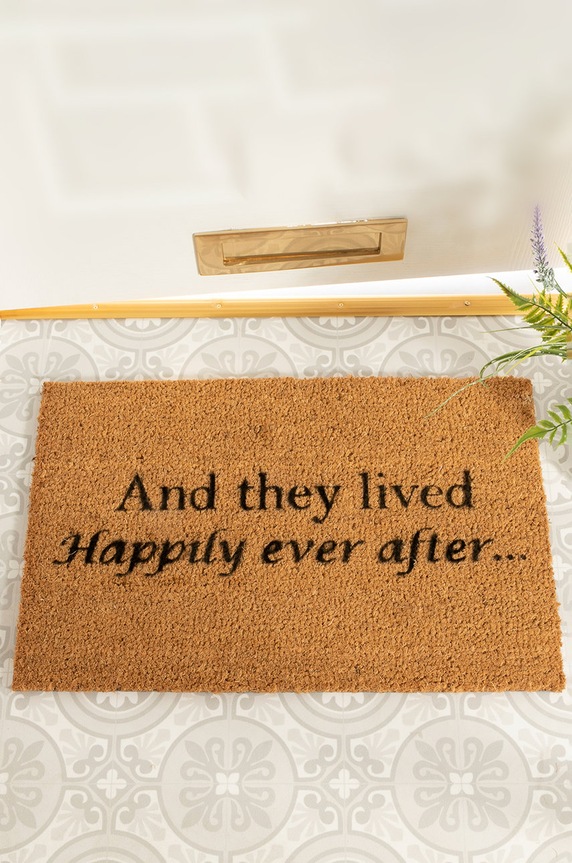 Σαλόνι και υπνοδωμάτιο Χαλάκι Artsy Doormats Chic Collection TYPO.HAPPILYAFTER μπεζ