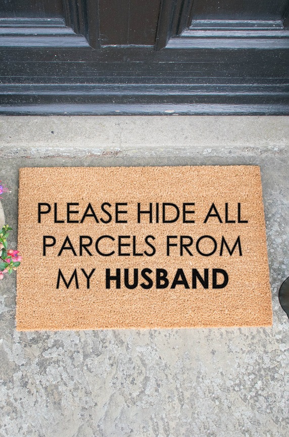 Χαλάκι Artsy Doormats Chic Collection μπεζ TYPO.HIDEPARCELS