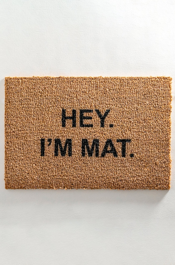Χαλάκι Artsy Doormats Quirky Collection TYPO.IMMAT μπεζ AA00