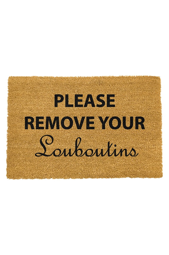 Χαλάκι Artsy Doormats Chic Collection μπεζ TYPO.LOUBOUTINS