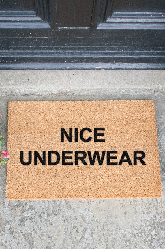 Χαλάκι Artsy Doormats Quirky Collection μπεζ TYPO.NICEUNDERWEAR