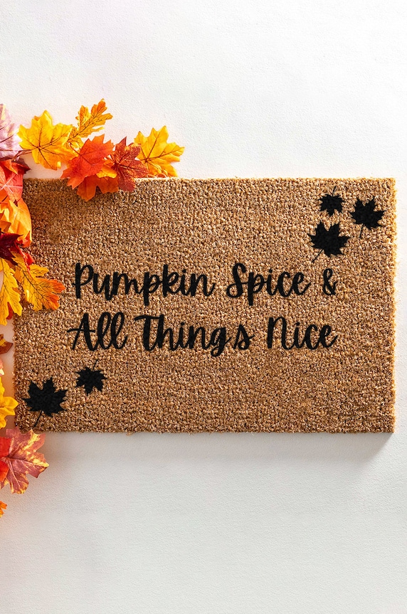 Χαλάκι Artsy Doormats Autumn Collection μπεζ TYPO.PUMPKINSPICE