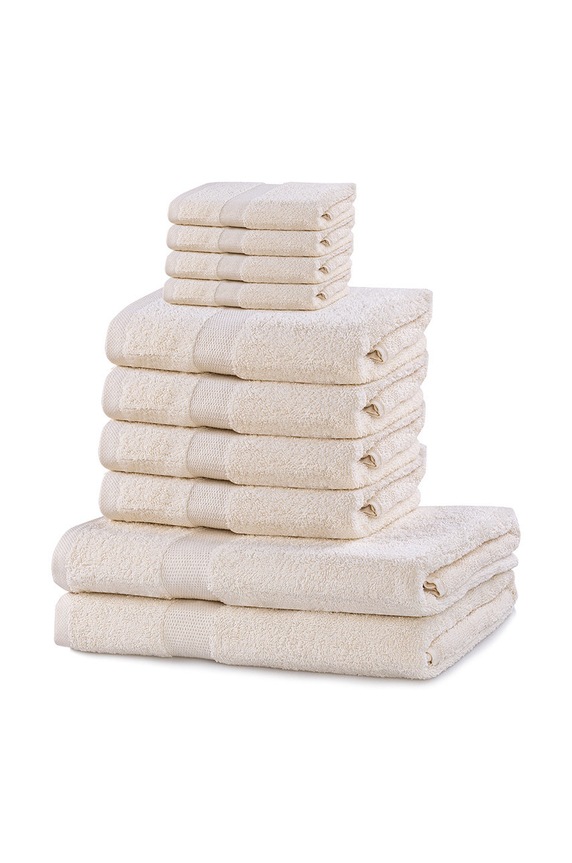 Sada uterákov home & lifestyle od 30 do 140 cm 10-pak béžová 5902633957049