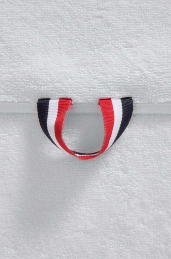 Lacoste duży ręcznik bawełniany 90 x 150 cm biały 1007095.