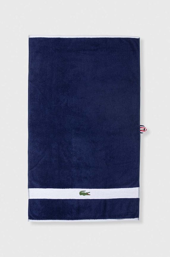 Malý bavlněný ručník Lacoste LCASUAL 55 x 100 cm modrá 1010873