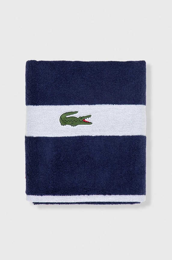 Malý bavlněný ručník Lacoste LCASUAL 55 x 100 cm 1010873 modrá AA00