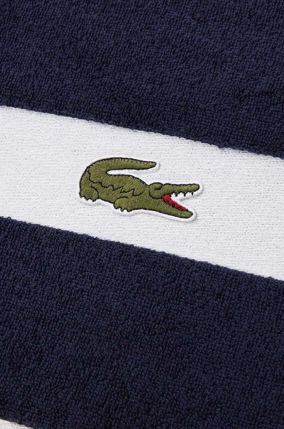 Fürdőszoba Lacoste közepes méretű pamut törölköző 70 x 140 cm 971931 kék