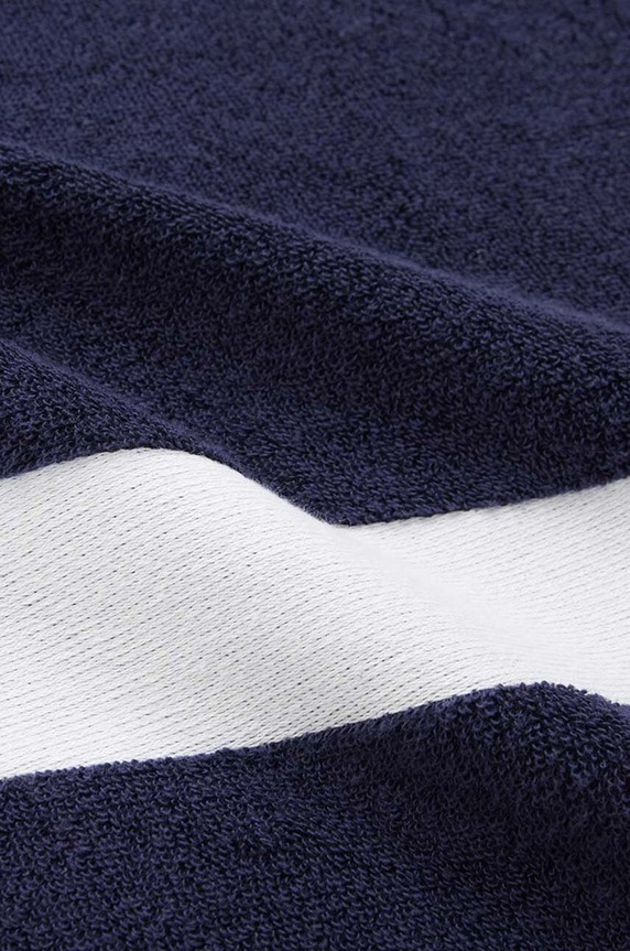 Lacoste közepes méretű pamut törölköző 70 x 140 cm kék 971931