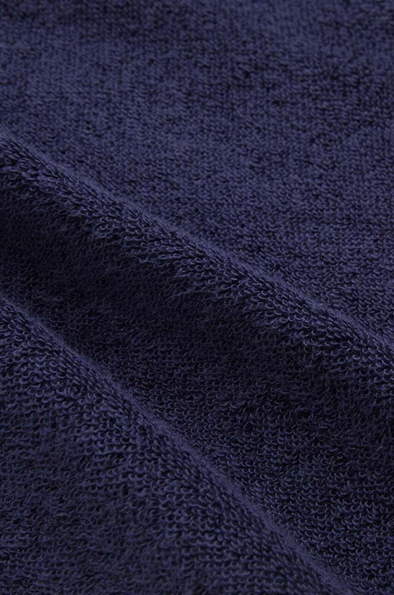 Lacoste közepes méretű pamut törölköző 70 x 140 cm 971931 kék
