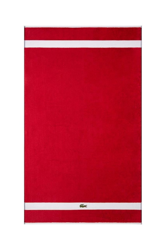 Lacoste duży ręcznik bawełniany 90 x 150 cm niebieski 971932