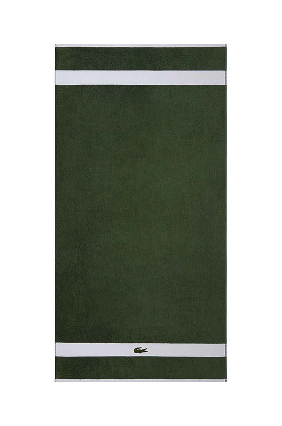 Lacoste średni ręcznik bawełniany 70 x 140 cm zielony 971935