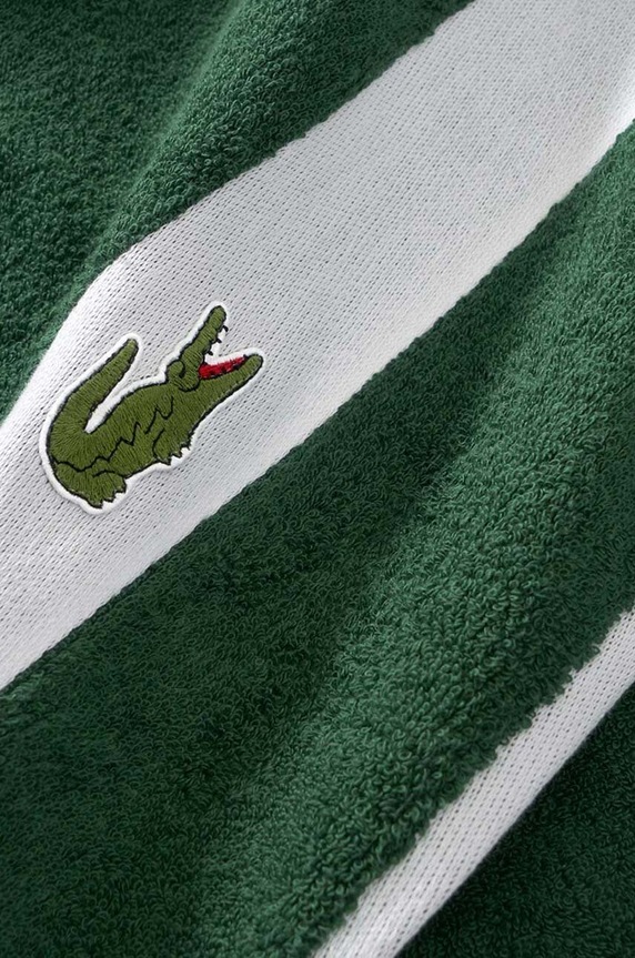 Lacoste średni ręcznik bawełniany 70 x 140 cm zielony 971935