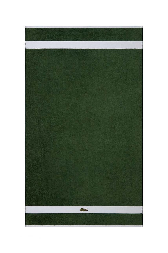 Lacoste nagy méretű pamut törölköző 90 x 150 cm zöld 971936