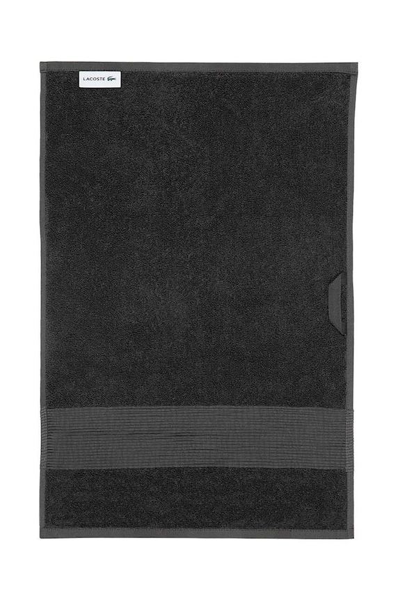 Lacoste mały ręcznik bawełniany LLECROCO 40 x 60 cm 1007070. szary AA00